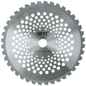 Изображение товара Диск для триммера, карбидные режущие зубья 255х25.4х40Т (шт)