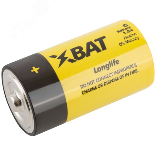 Элемент питания щелочной, 1.5 V, тип C, 2 шт - фото 1