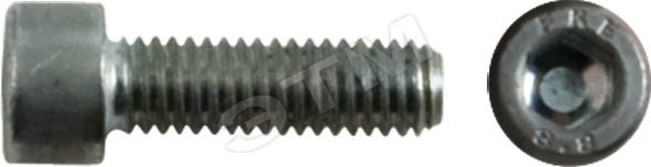 Болт DIN912 М6х16 внутренний шестигранник оцинкованный (4600 шт)