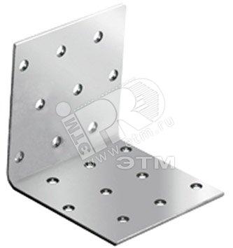 Уголок крепежный равносторонний 80х80х60