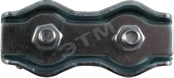 Зажим стальной 4мм Duplex для троса