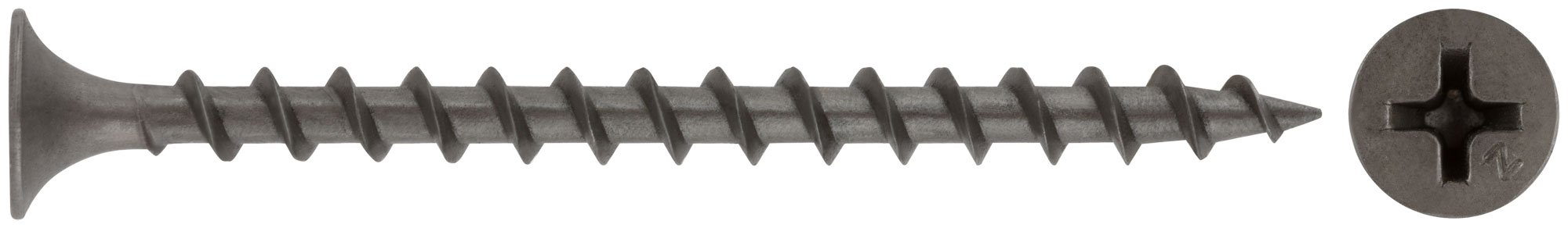 Саморез гипсокартон/дерево 3,5х51 черный (17шт)