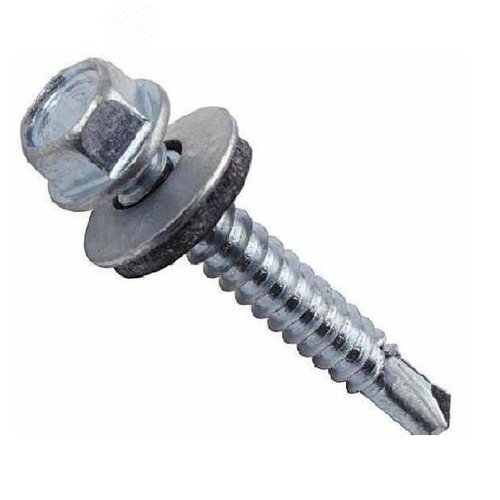 Шуруп кровельный 4,8х80 сверлоконечный (100шт) - фото 1