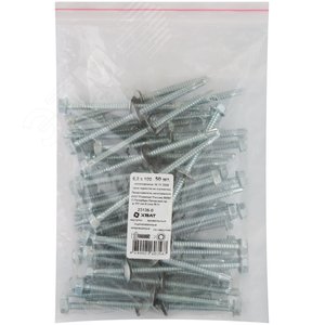 Изображение товара Шуруп кровельный 6,3х100 сверлоконечный (50шт) (упак)