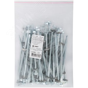 Изображение товара Шуруп кровельный 6,3х125 сверлоконечный (50шт) (упак)
