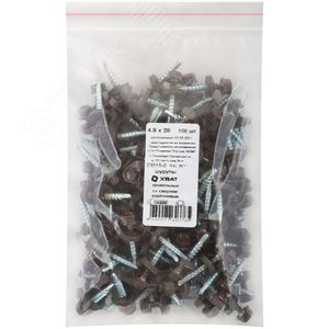 Шуруп кровельный 4,8х28 сверлоконечный (100шт) - фото 2