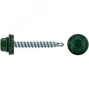 Шуруп кровельный 4,8х38 сверлоконечный (100шт) - фото 1