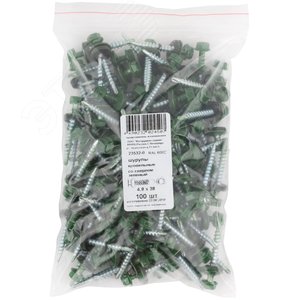 Шуруп кровельный 4,8х38 сверлоконечный (100шт) - фото 2