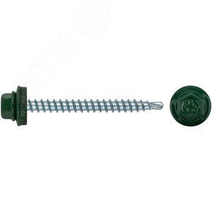 Изображение товара Шуруп кровельный 4,8х50 сверлоконечный (250шт) (упак)
