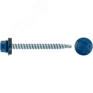 Изображение товара Шуруп кровельный 4,8х50 сверлоконечный (100шт) (упак)