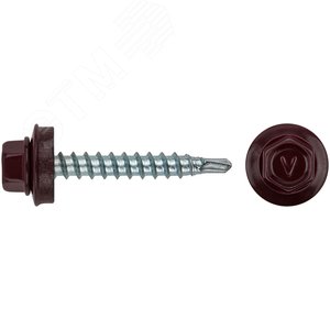 Изображение товара Шуруп кровельный 4,8х32 сверлоконечный (100шт) (упак)