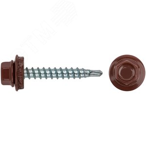 Шуруп кровельный 4,8х32 сверлоконечный (100шт) - фото 1