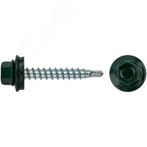 Изображение товара Шуруп кровельный 4,8х32 сверлоконечный (100шт) (упак)