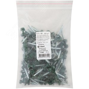 Шуруп кровельный 4,8х32 сверлоконечный (100шт) - фото 2