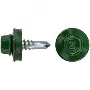 Шуруп кровельный 5,5х19 сверлоконечный (100шт) - фото 1