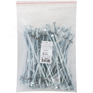 Саморез для сэндвич-панелей 6.3х160 с двойной резьбой (50шт) - фото 2