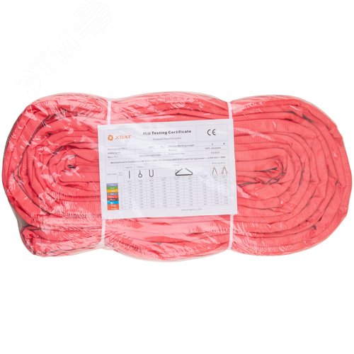 Строп круглый. однослойный. запас прочности 7:1. 5 м. 5000 кг. - фото 3