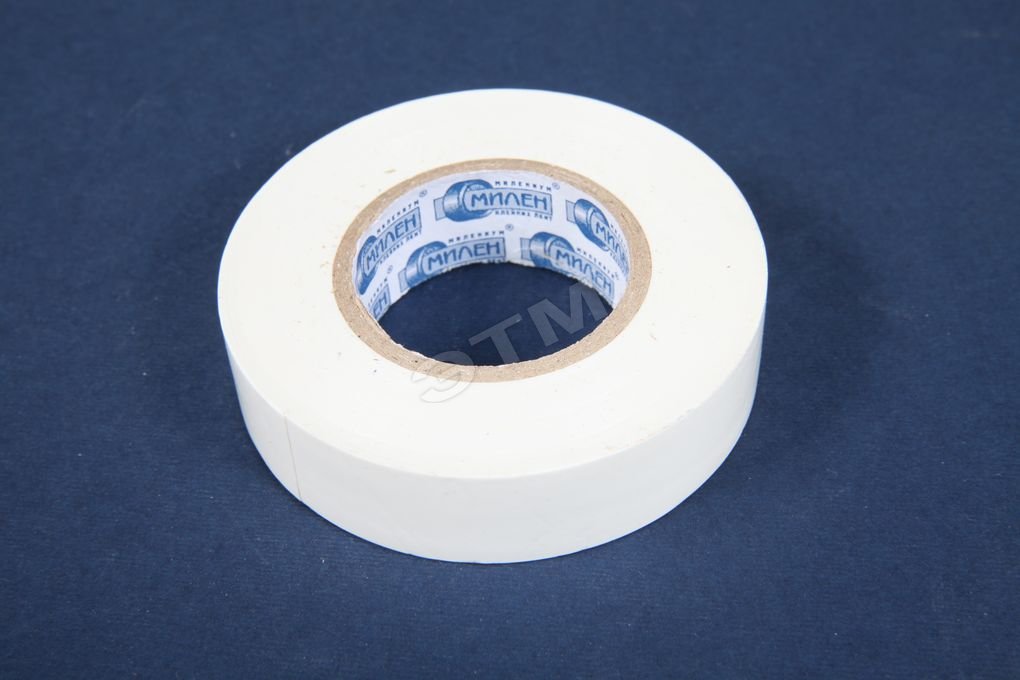 Изолента ПВХ белая 19мм 20м артикул 3517 МИЛЕН - купить в Москве и РФ ...