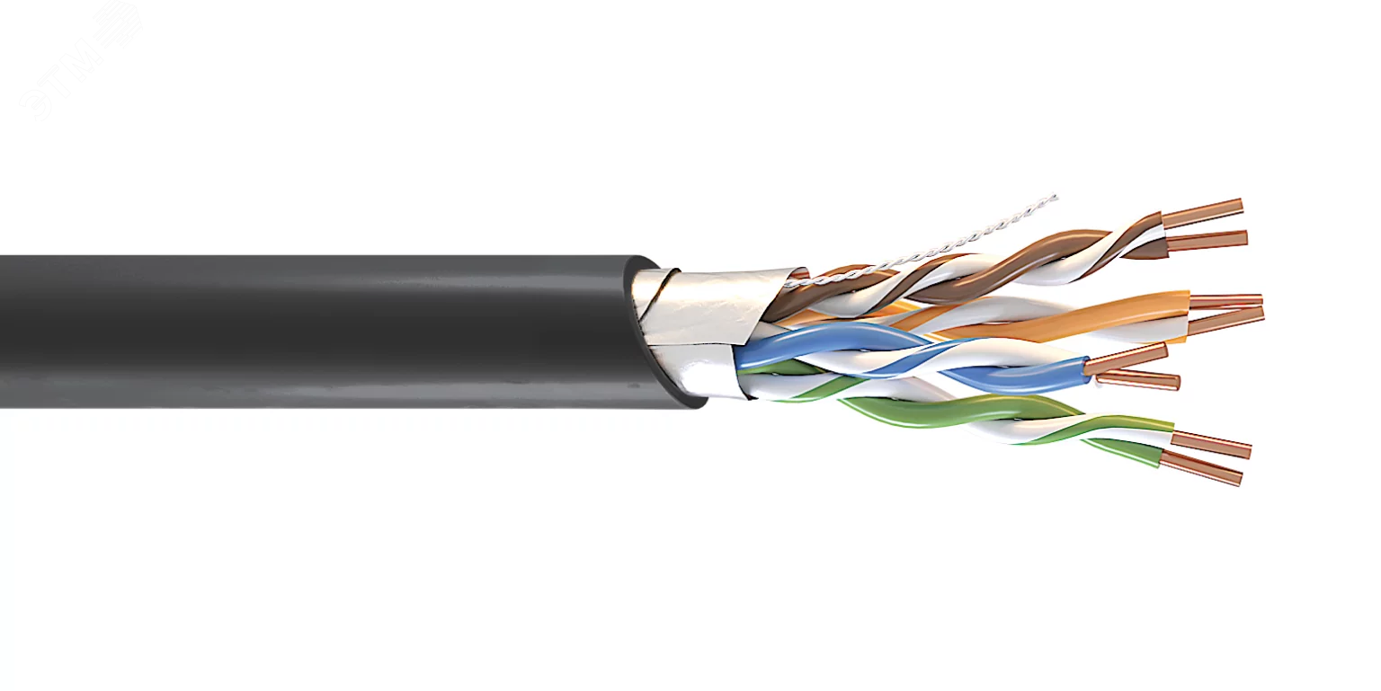 Изображение товара Витая пара СегментЛАН F/UTP Cat5e ZHнг(А)-HF 4х2х0.52 (м)