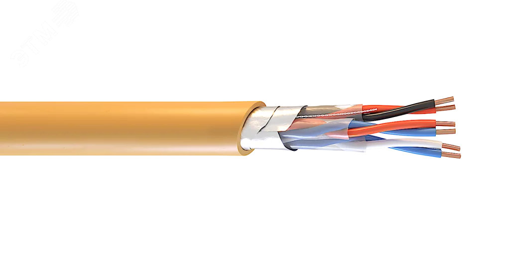 Изображение товара Огнестойкий кабель КОПСЭнг(А)-FRLS 2x2х0.98 для промышленной связи RS-485