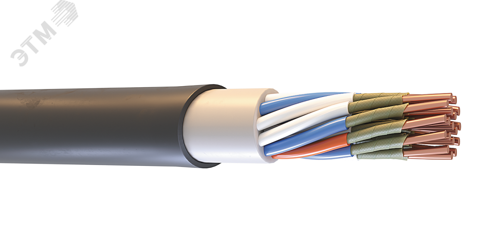 Изображение товара Кабель контрольный КВВГнг(А)-FRLS 7х1.5 для промышленной электросети 500 В