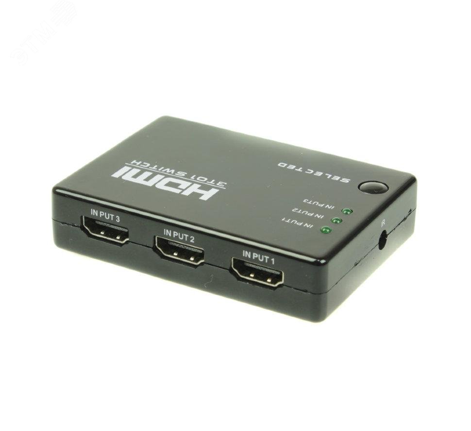 Изображение товара SW Hi3012 Коммутатор сигнала HDMI 3 входа 1 выход 4K 30Гц