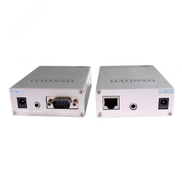 Изображение товара Комплект (передатчик+приёмник) 1хVGA, 1хRJ45, 1920х1440, 60 Гц, до 100 м (шт)