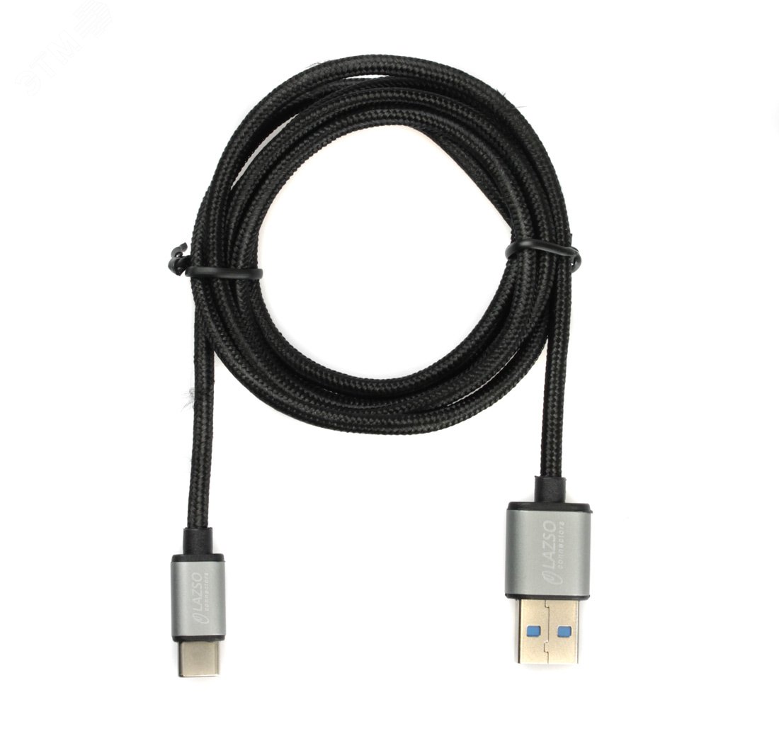 Кабель USB 3.0 - USB Type-C, длина 1.2 м, чёрный WU-306(1,2m) WU-306(1,2m) SC&T