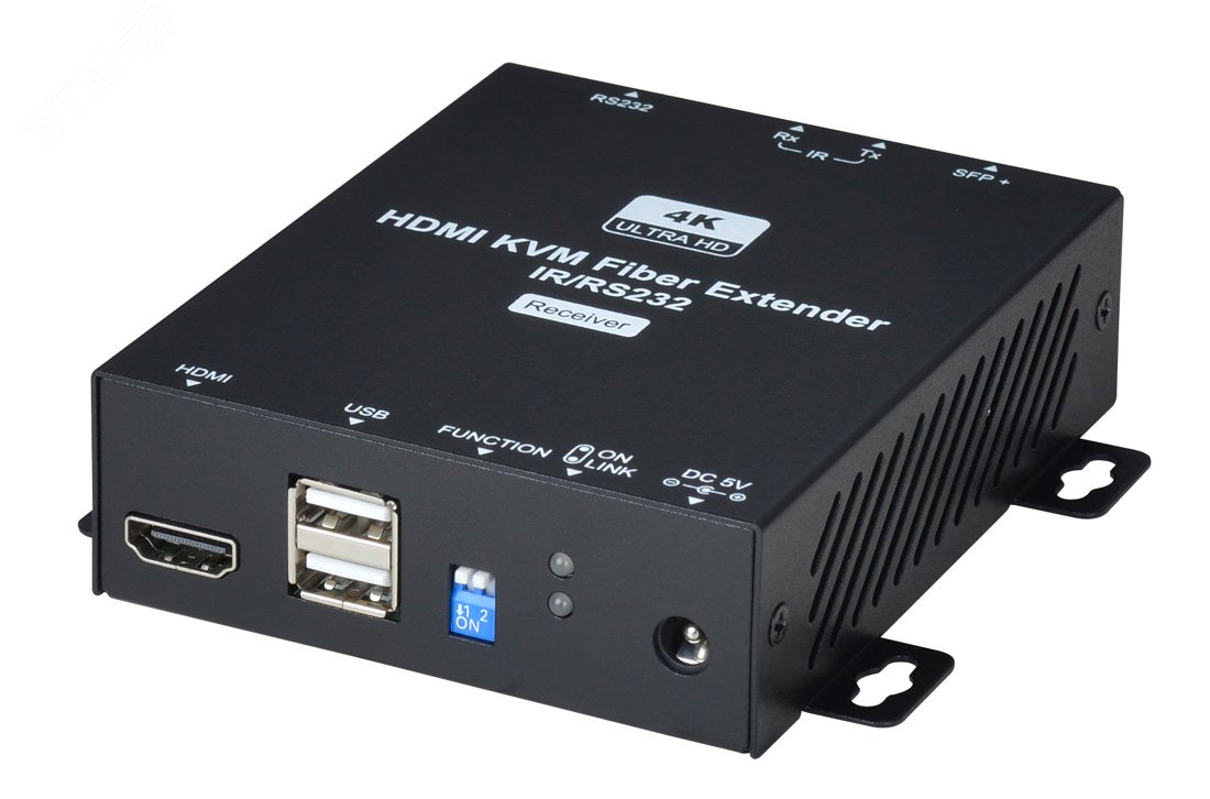 Комплект (передатчик+приёмник) HDMI/USB/RS232, 1хHDMI, 3хUSB, 2хSFP ...