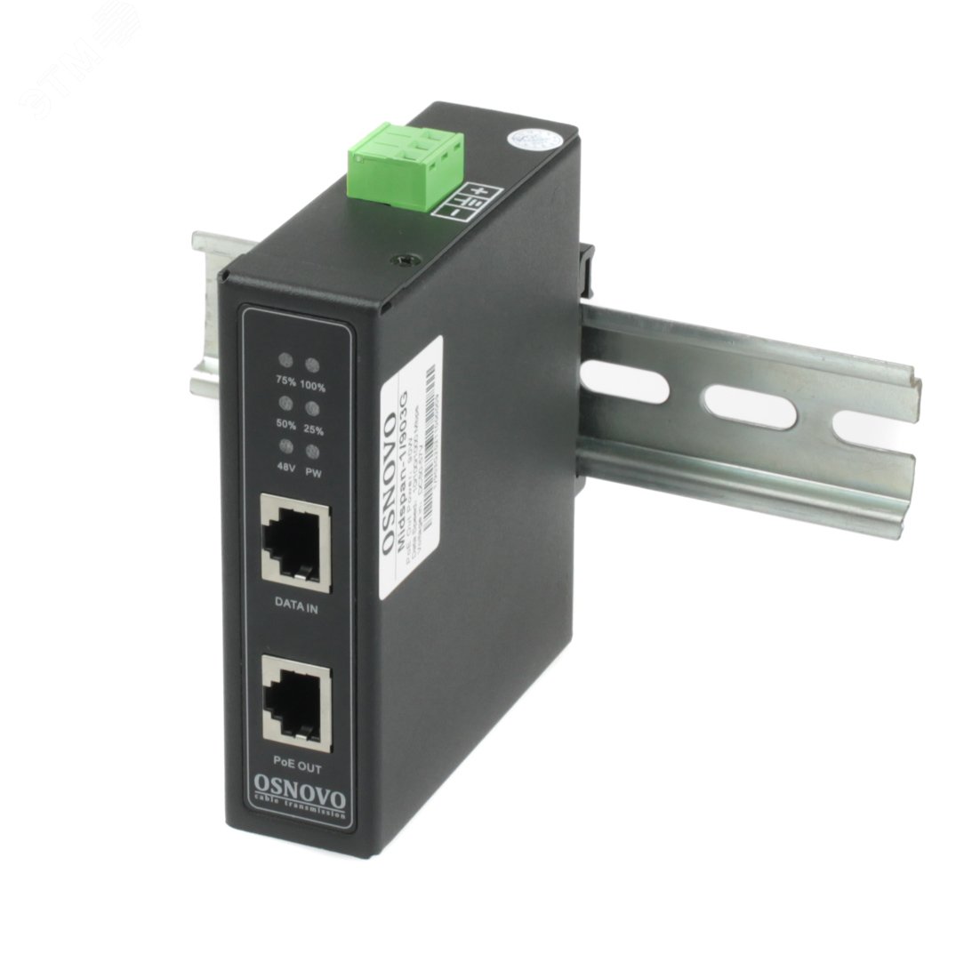 Изображение товара Midspan Инжектор PoE 90W Booster SC T Изображение товара Midspan Инжектор PoE 90W Booster SC T