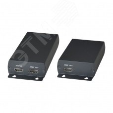 Изображение товара Комплект (передатчик + приёмник) для передачи HDMI по одному кабелю витой пары (шт)