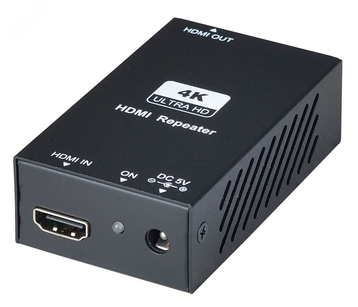 Усилитель HDMI сигнала (удлинитель). Позволяет передать HDMI сигнал на ...