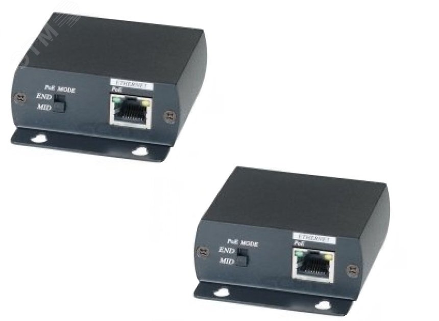 Комплект (передатчик+приёмник) Ethernet 1хRJ45, 1хBNC до 300 м IP01P SC&T