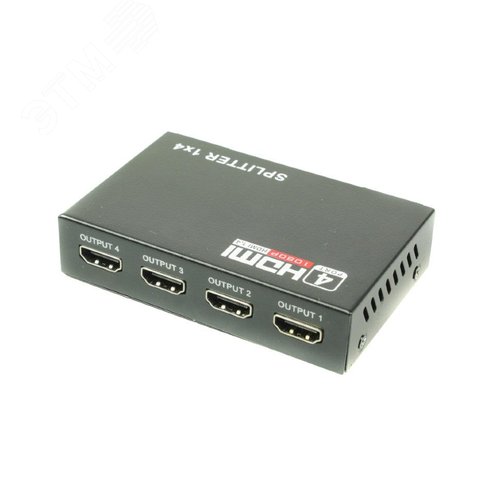 Изображение товара Разветвитель HDMI Вх. 1хHDMI, Вых. 4хHDMI, 4K (30Гц) (шт)