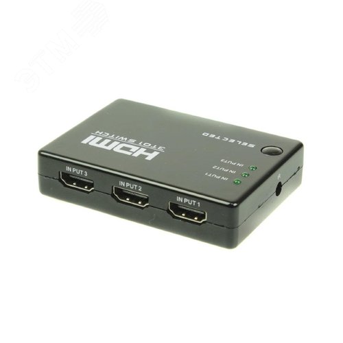 Изображение товара Коммутатор HDMI Вх. 3хHDMI, Вых. 1хHDMI, 6.75 Гб/с, 4K2K (30Гц) (шт)