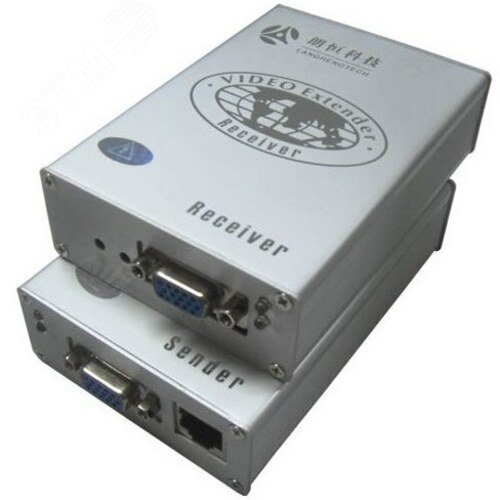 Изображение товара Комплект (передатчик+приёмник) 1хVGA, 2хRJ45, 1920х1440, 60 Гц, до 200 м (шт)