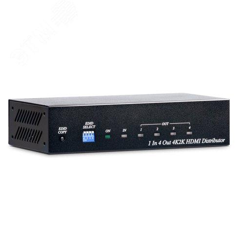 Изображение товара Разветвитель сигнала HDMI (1 вход/4 выхода). Максимальное разрешение 4K(60Гц) (шт)