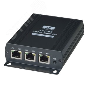 Изображение товара Приёмник дополнительный HDMI 3хRJ45, 1хHDMI-A, для комплекта HE03L-4K (шт)