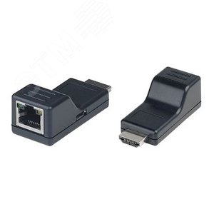Комплект (передатчик+приёмник) 2хRJ45, 2хHDMI-A, 2хMicro USB, 1080p, до 45 м SC&T