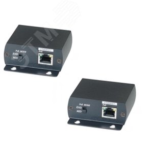 Комплект (передатчик+приёмник) Ethernet 1хRJ45, 1хBNC до 300 м