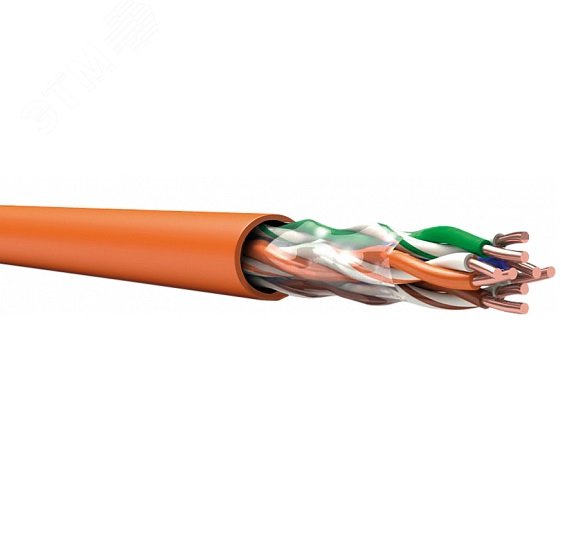 Кабель TechnoLAN U/UTP Cat 5e ZH нг(A)-FRHF 4x2x0.52 ТУ 3574-019 ...