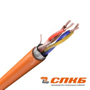 Изображение товара Кабель ТЕХНОКСБнг(А)-FRLS 2х2х0.64 оранжевый (м)