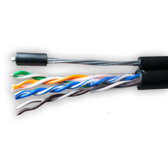 Витая пара UTP 4 пары AWG 24 Cat.5e внешняя Cu Premium (UTP 4x2x0,51 ...