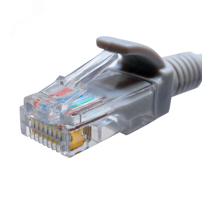 Изображение товара Патч-корд UTP 5e 4x2 26AWGCu LSZH серый 0.3м (шт)