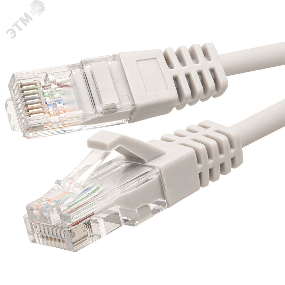 Изображение товара Патч-корд UTP 5e 4x2 26AWG Cu LSZH серый 2м
