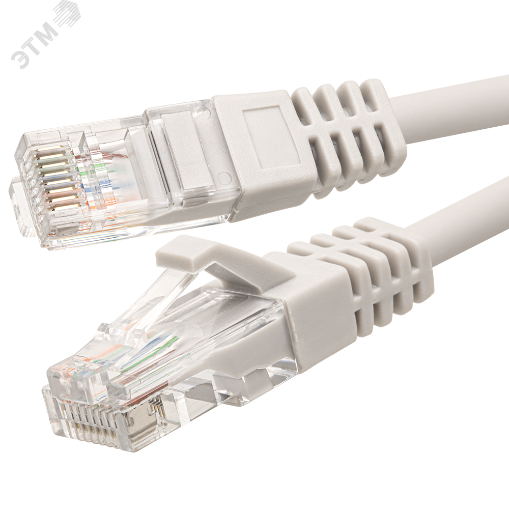 Изображение товара Патч-корд UTP 6 4x2 24AWG Cu LSZH серый 0,15м