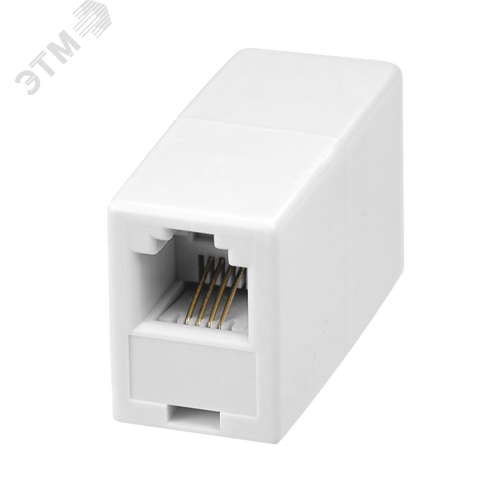 Изображение товара Соединитель проходной 6P4C (RJ-11) (шт)