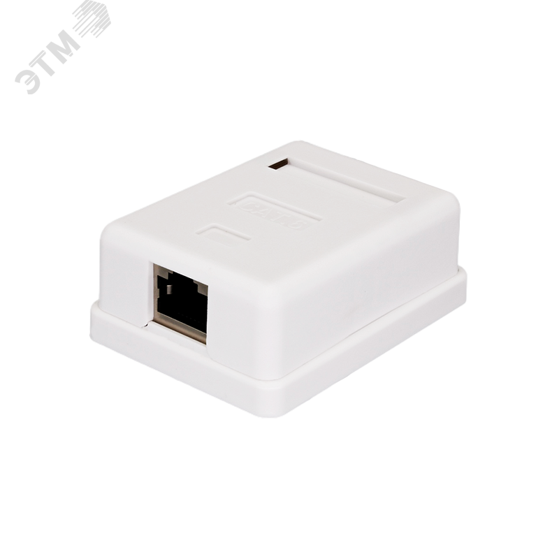 Изображение товара Розетка компьютерная 8P8C (RJ-45) FTP 6 1 порт (DIY упак.) (шт)