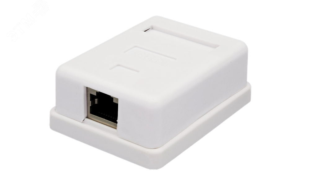 Изображение товара Экранированная компьютерная розетка RJ-45 FTP Cat.5e 1 порт