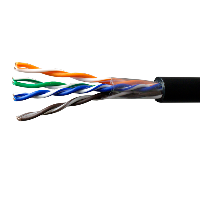 Витая пара U/UTP кат 5e 4x2xAWG24 Standart Cu PVC IN 100м (RUS)